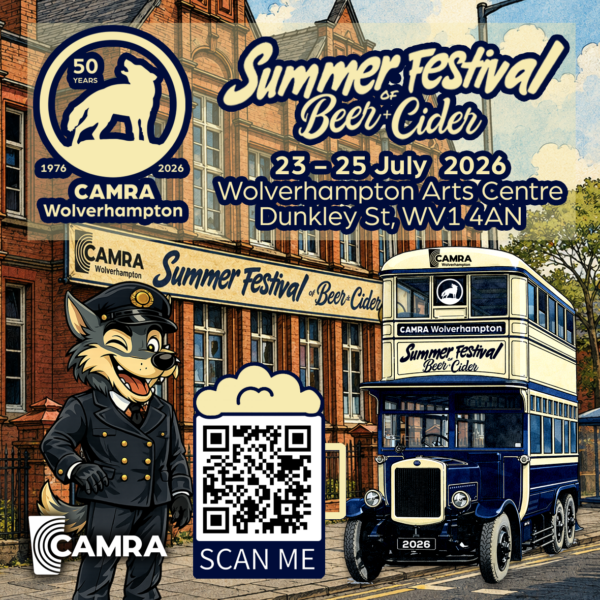 Tickets Now On Sale – Wolverhampton Summer Festival of Beer & Cider 2026
