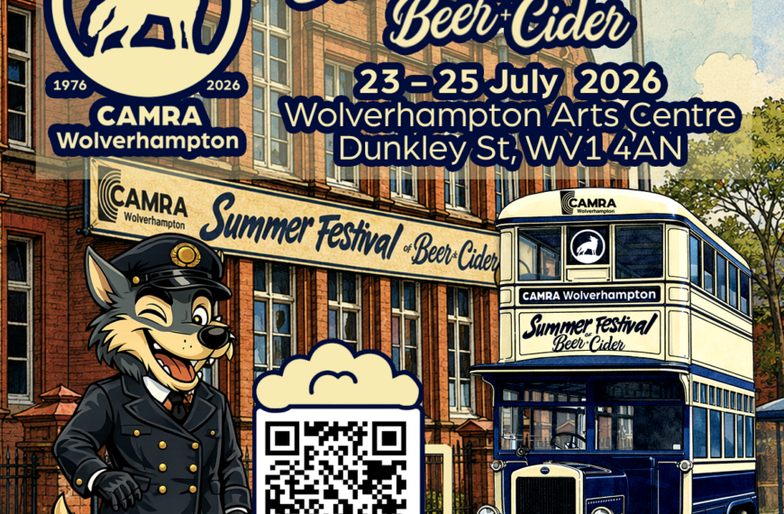 Tickets Now On Sale – Wolverhampton Summer Festival of Beer & Cider 2026
